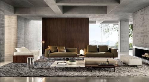 Italian minimalist villa living room furniture